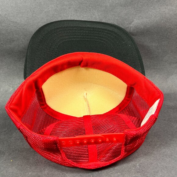 Vtg Disney Mickey Mouse Snapback Hat Trucker Mesh Red Dad Theme Park Foam Mens - Picture 11 of 12